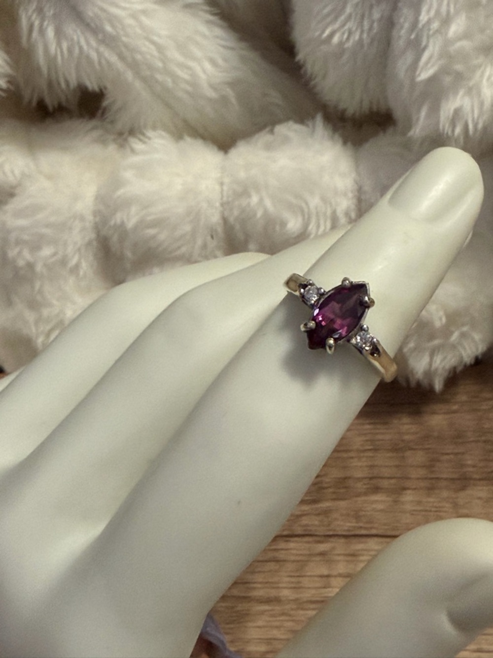 Natural Mined Stone Ring 925